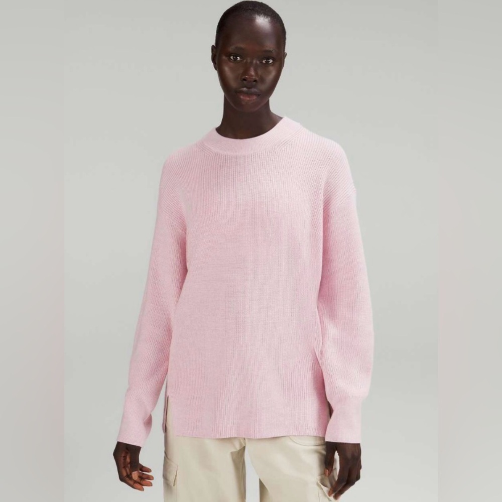 Lululemon Merino Wool-Blend Ribbed Crewneck